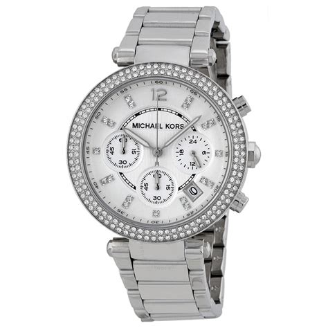 michael kors women's mk5353 parker silver watch|Michael Kors parker mk5353.